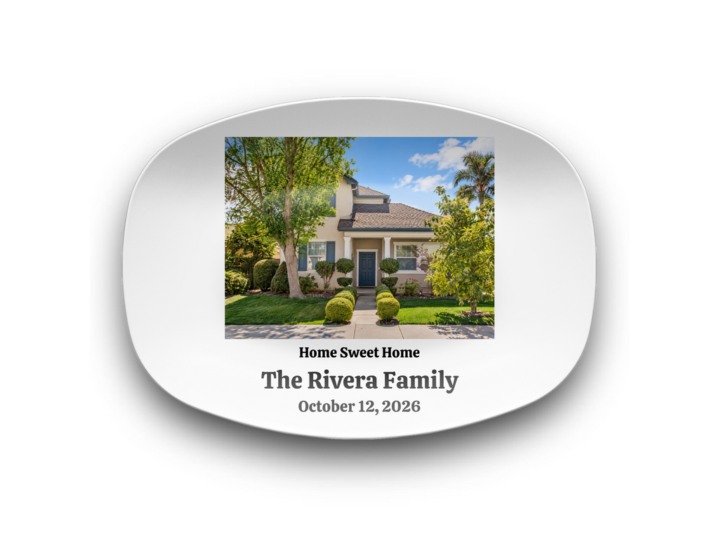 Home Sweet Home Personalized Keepsake Platter