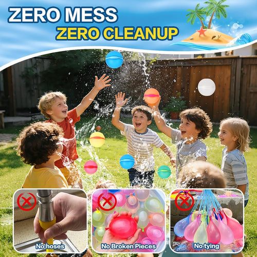 The Fun Stash Reusable Water Balloons
