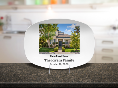 Home Sweet Home Personalized Keepsake Platter