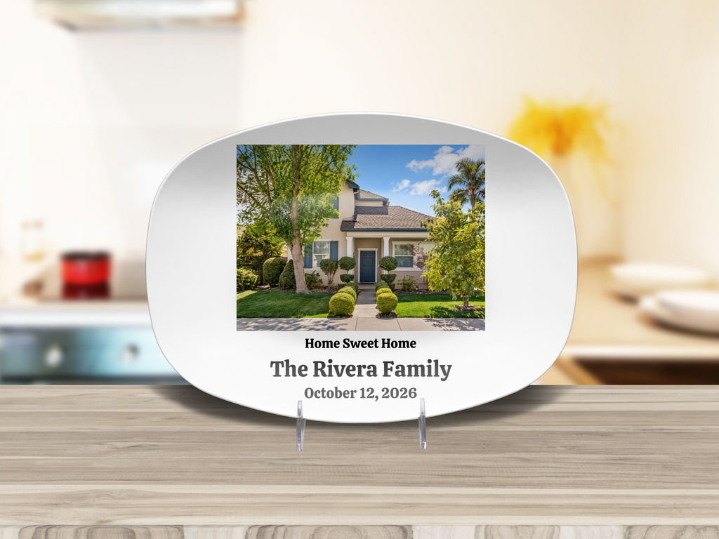 Home Sweet Home Personalized Keepsake Platter