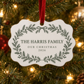 Our Christmas 2026 - Personalized Family Name Ornament